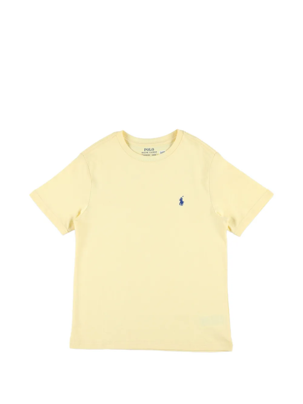 

Футболка с логотипом Polo Ralph Lauren Kids, желтый