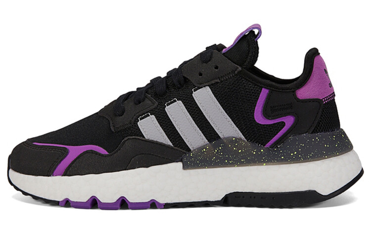 Кроссовки Adidas Originals Originals Nite Jogger 'Black Purple' Women's