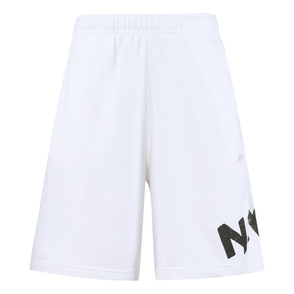 

Шорты printing casual sports breathable shorts white Nike, белый