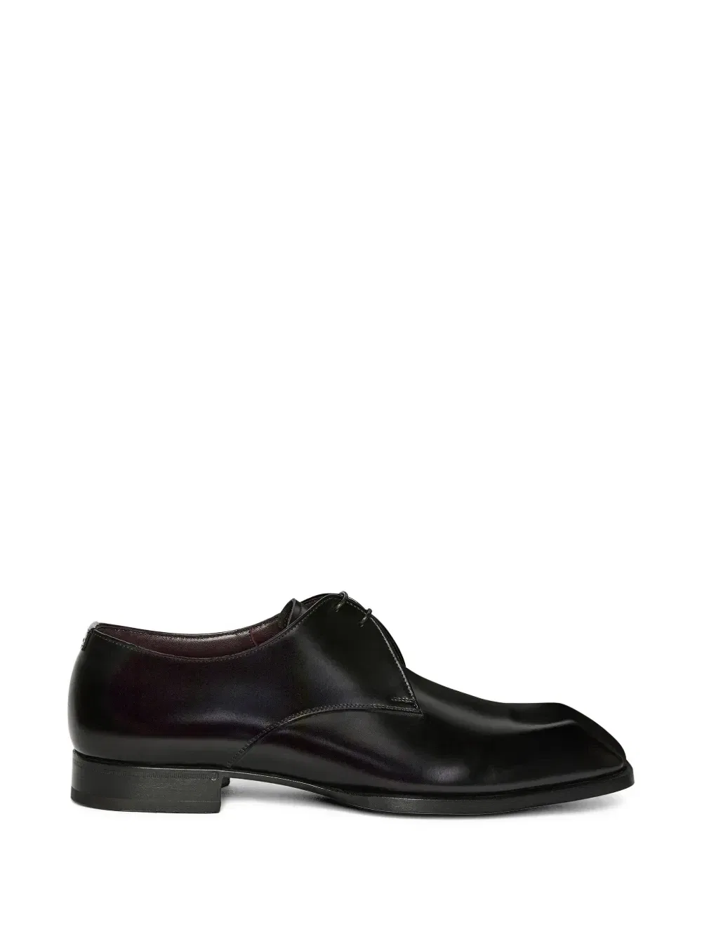 Дерби с квадратным носком Lardini, черный