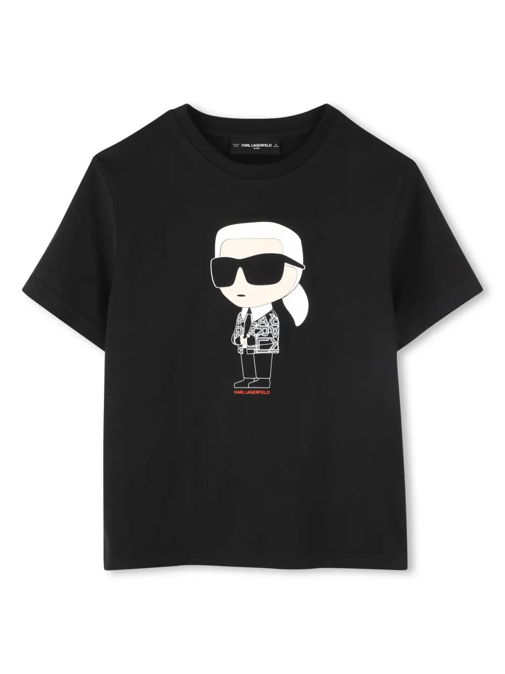 

Футболка Ikonik Karl KARL LAGERFELD KIDS, черный