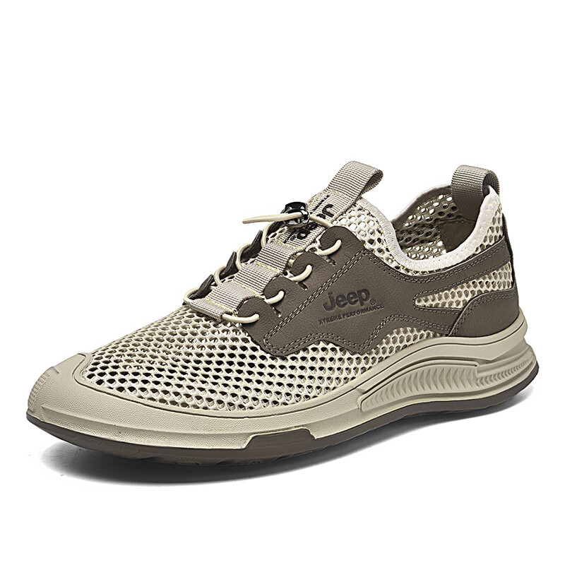 Кроссовки Jeep Casual Shoes Men Low-Top Khaki — фото 3