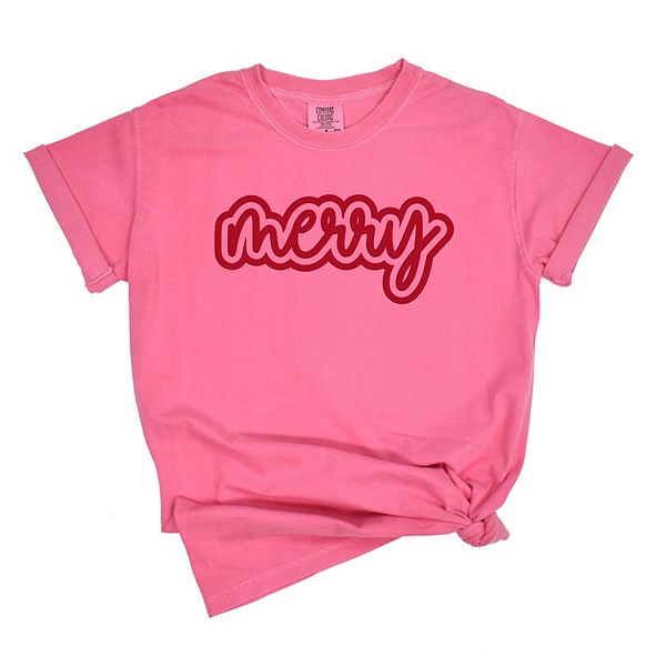 

Футболка с принтом Merry outline puff Simply Sage Market, Crunchberry, Зеленый, Футболка с принтом Merry outline puff Simply Sage Market, Crunchberry