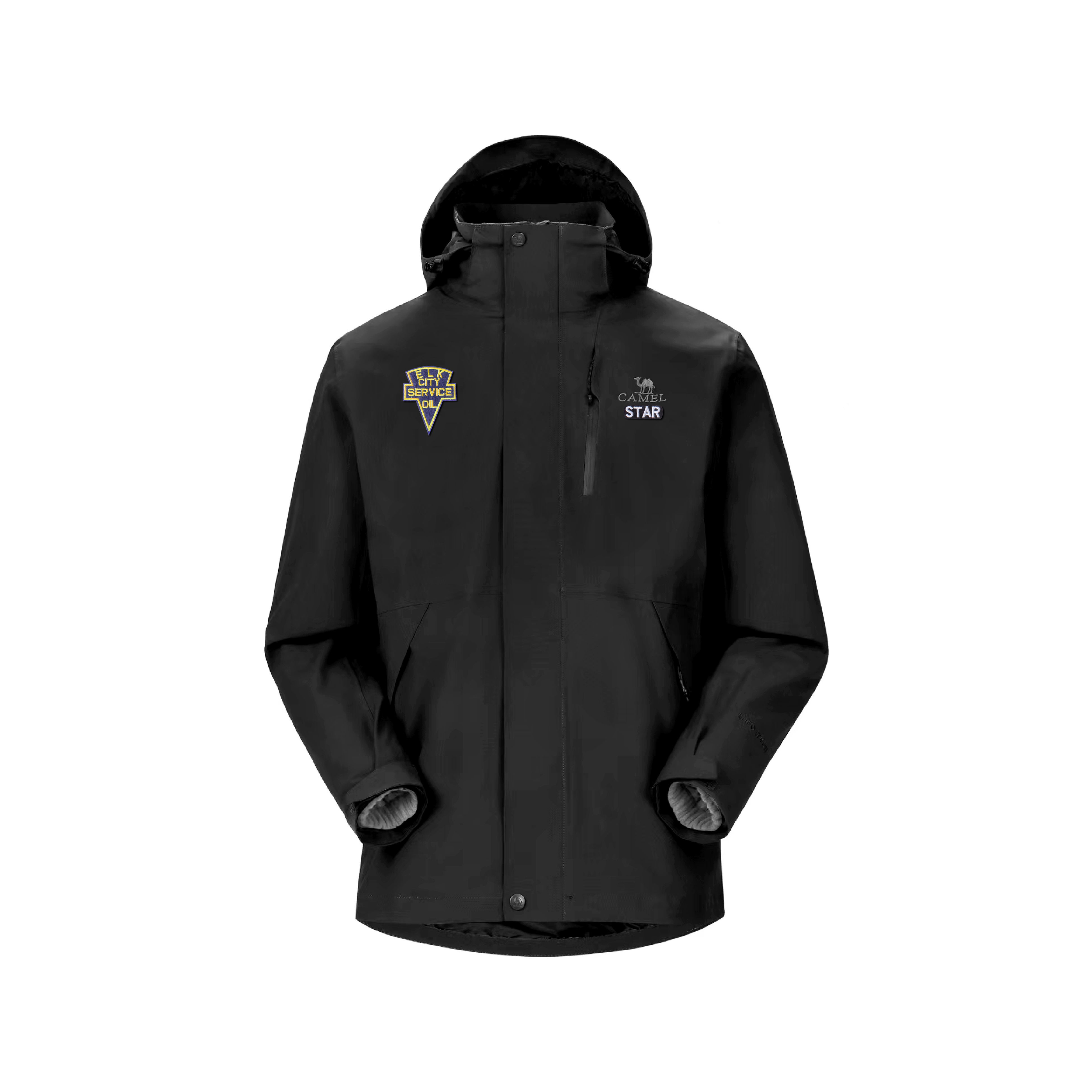 

CAMEL Ветровка All weather Waterproof And Windproof Unisex Phantom Black