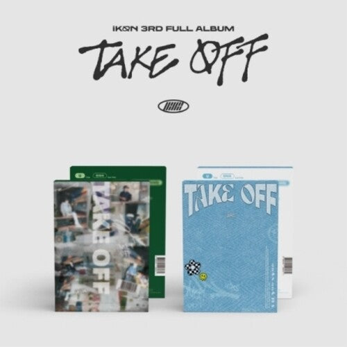 

CD диск Ikon: 3th [Take Off] - Box, Photo Book, Passport Photo, Passport Book, Travel Tag, Deco Sticker, Folded Poster, Photocard, Rare Photocard, Sign Polaroid