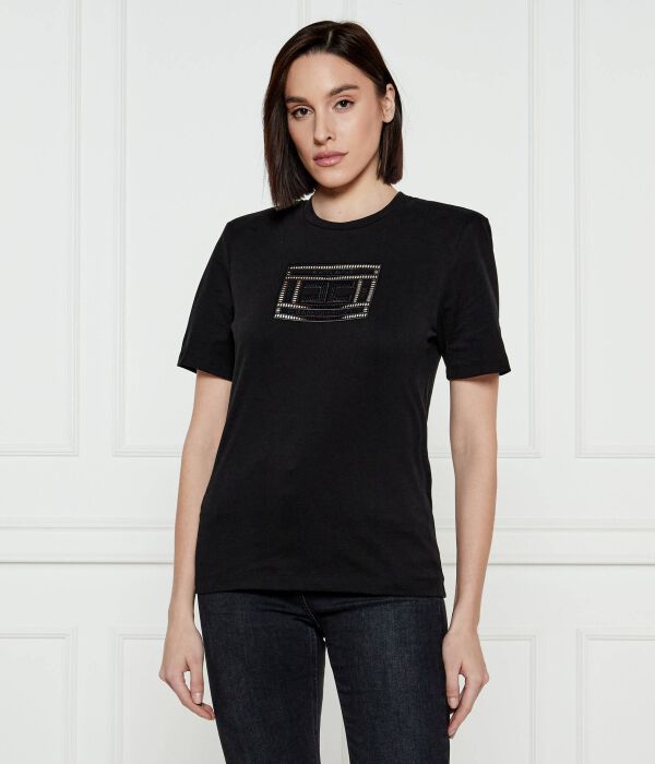 

Футболка Elisabetta Franchi Regular Fit, черный