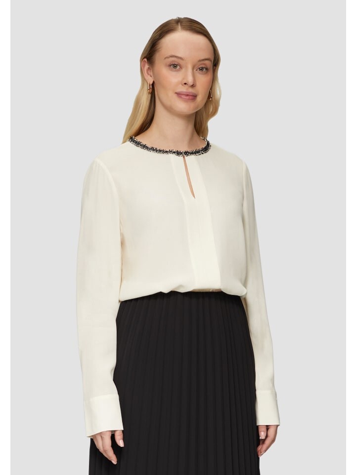 

Блуза s.Oliver BLACK LABEL Bluse langarm, кремовый
