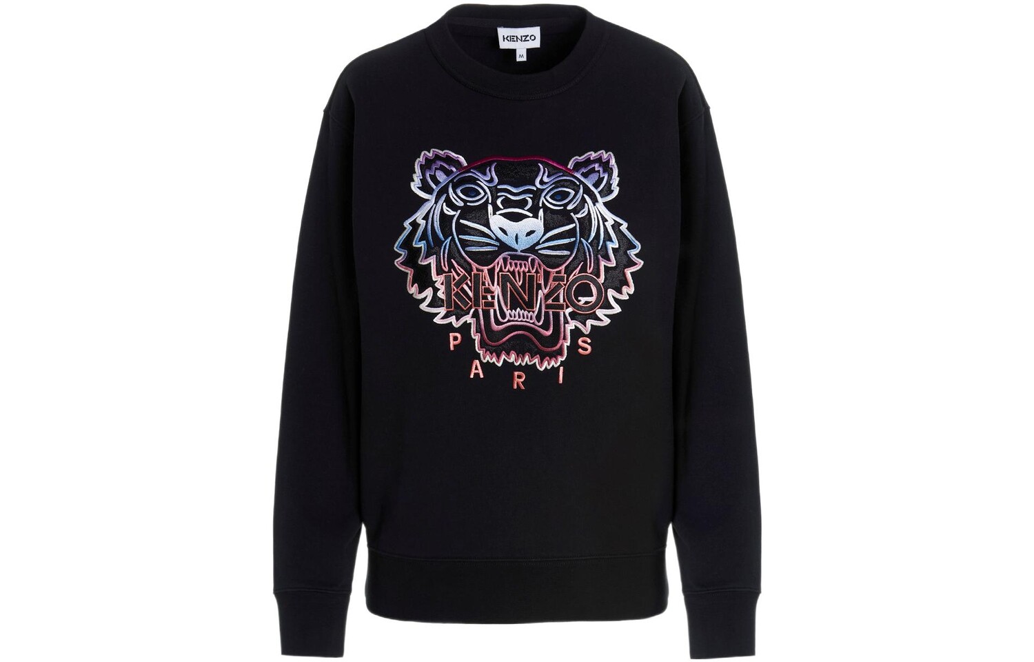 

Толстовка мужская Kenzo Classic Tiger Head, черный / бело-синий