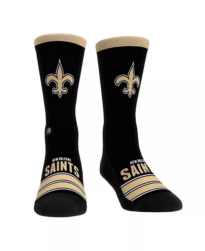 

Мужские и женские носки New Orleans Saints Gametime Stripe Crew Rock 'Em