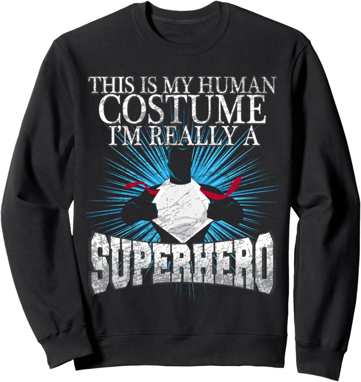 

Это мой костюм на Хэллоуин: толстовка с надписью Я настоящий супергерой Ghost Hunting Halloween Paranormal Novelty Co., черный