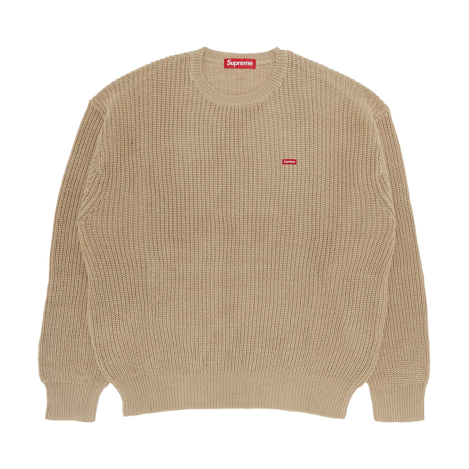 

Свитер в рубчик Supreme Small Box, цвет Тан