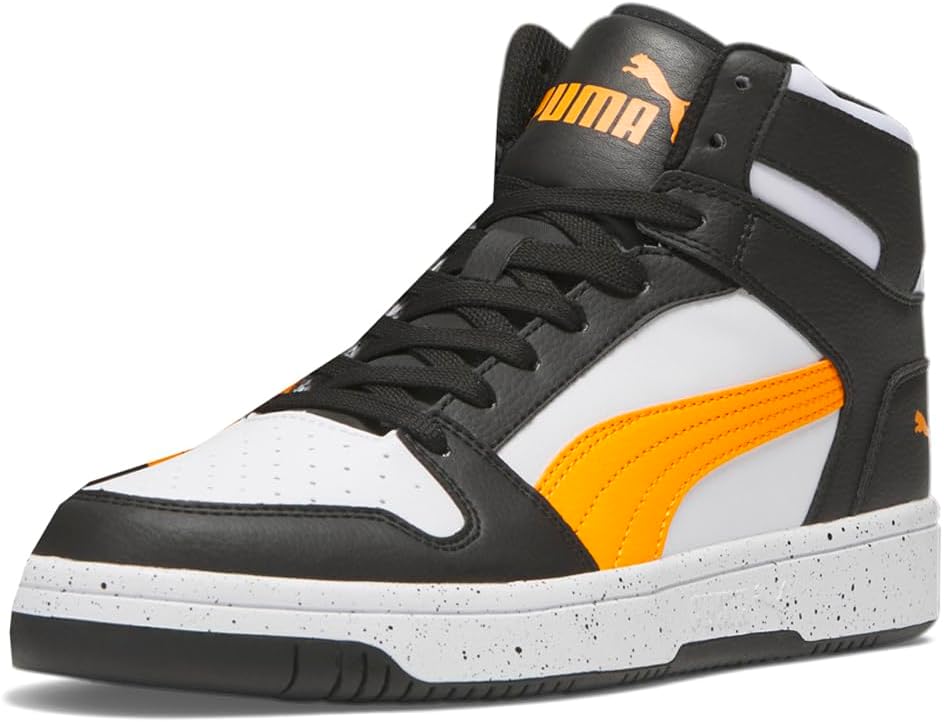 Мужские кроссовки PUMA Rebound Layup SL Speckle High - Черные — фото 2