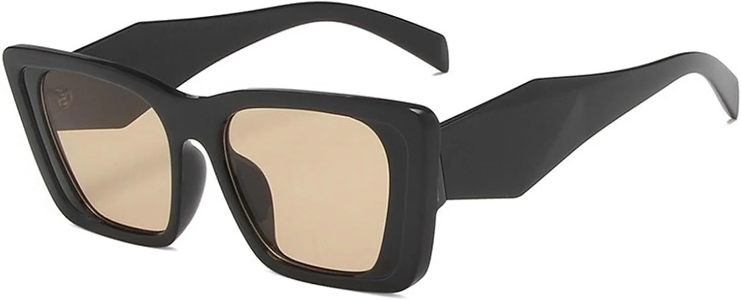 

Большие солнцезащитные очки для мужчин и женщин, подходящие для поездок на работу, активного отдыха, отпуска, шопинга, декоративные солнцезащитные очки Generic, Brown