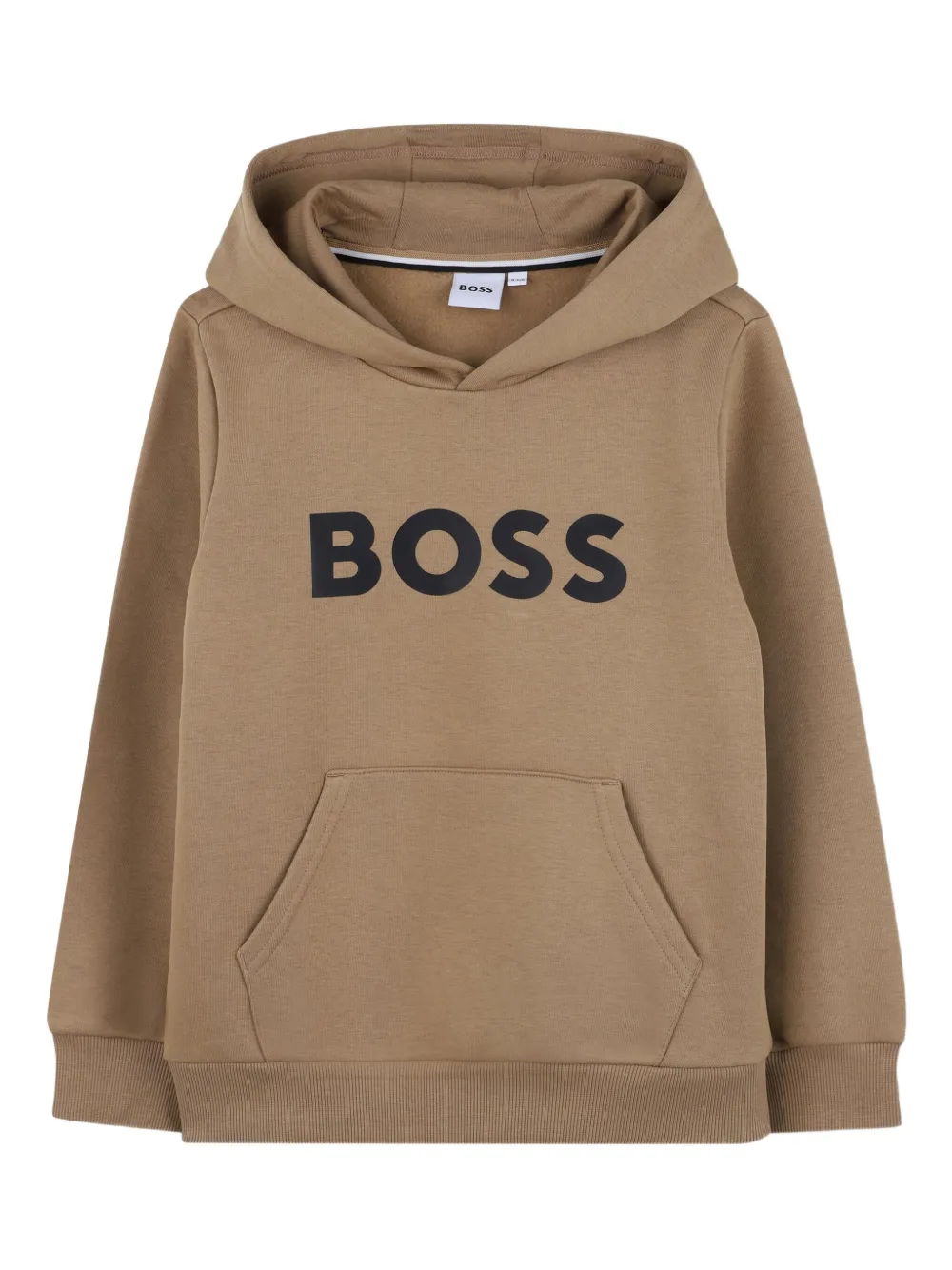 

Худи с логотипом BOSS Kidswear, коричневый