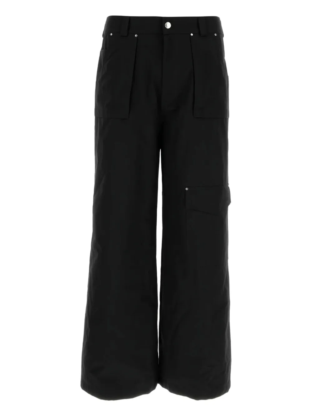 

Хлопковые брюки с карманами Alexander McQueen, черный