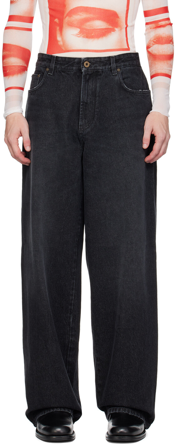 

Черные джинсы «The Body Mariniere» Jean Paul Gaultier, Vintage black