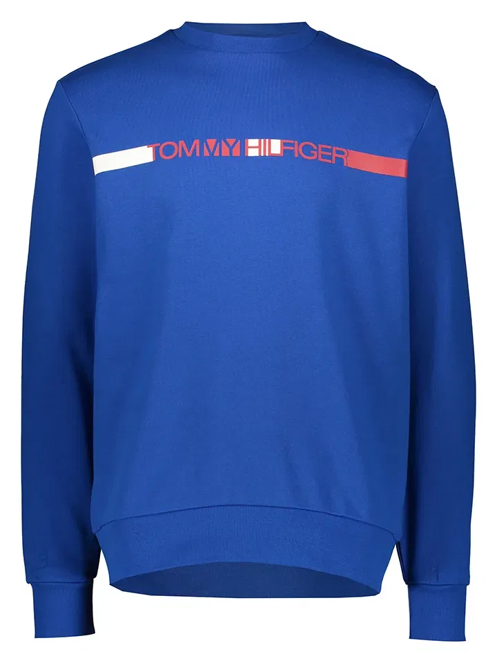 Свитшот свободного кроя Tommy Hilfiger, синий