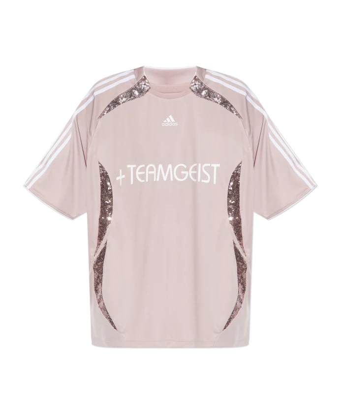 

Футболка с пайетками Adidas Originals, розовый