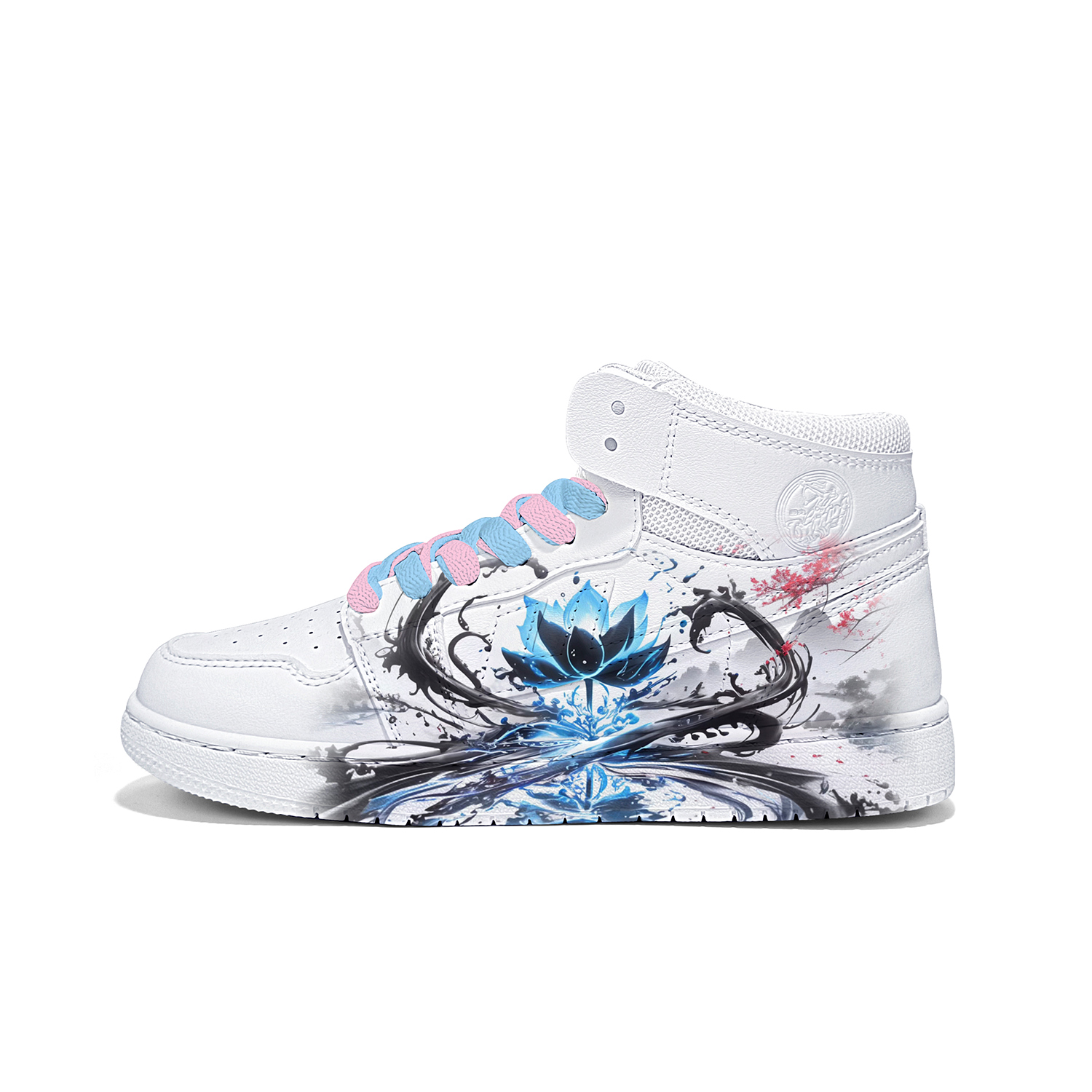 

Термостойкие амортизирующие противоскользящие скейтборд кроссовки High top Unisex WARRIOR, x23297d( белый )