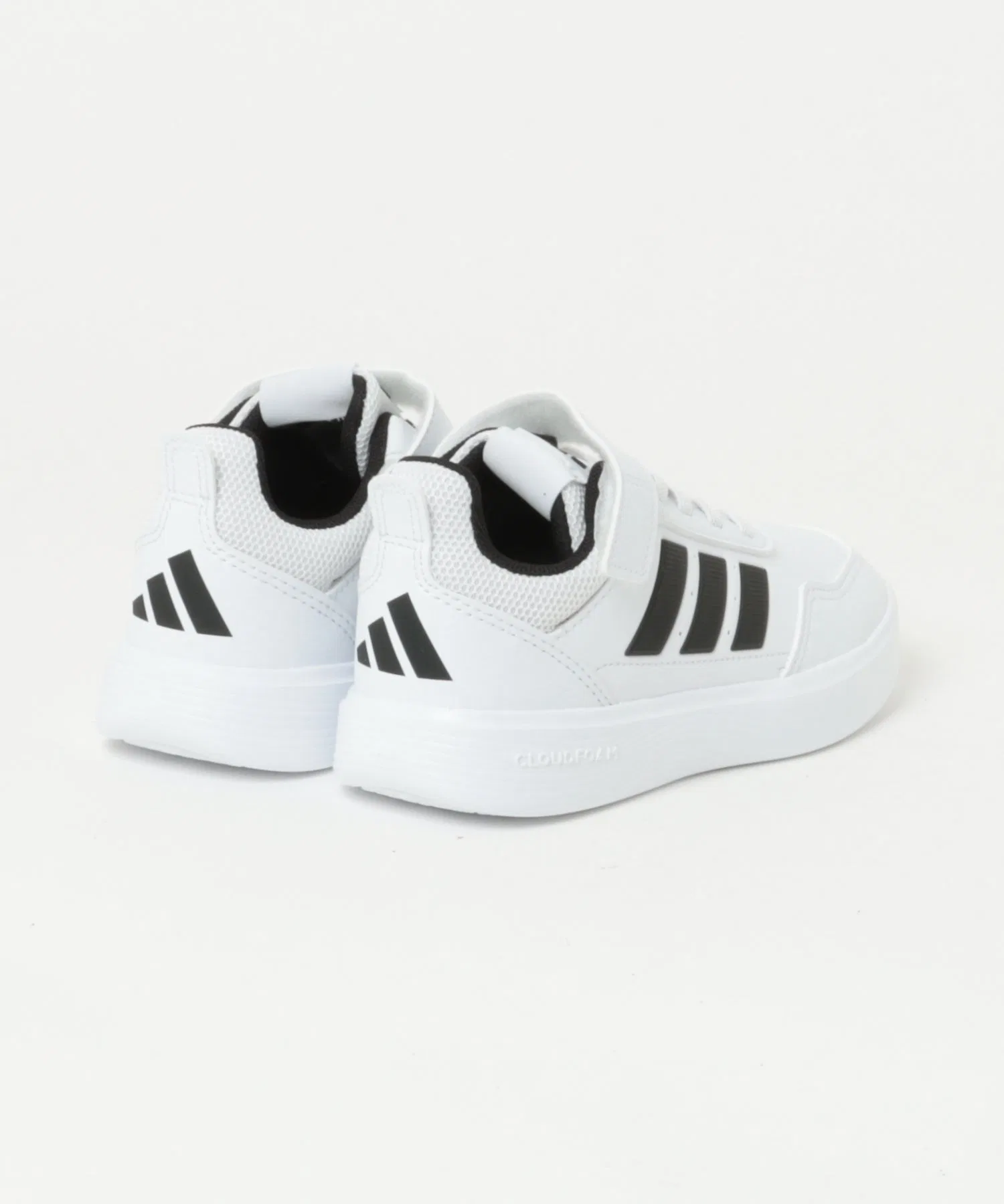 Детские кроссовки adidas Tensaur Sport Lite K бело-чёрные — фото 2