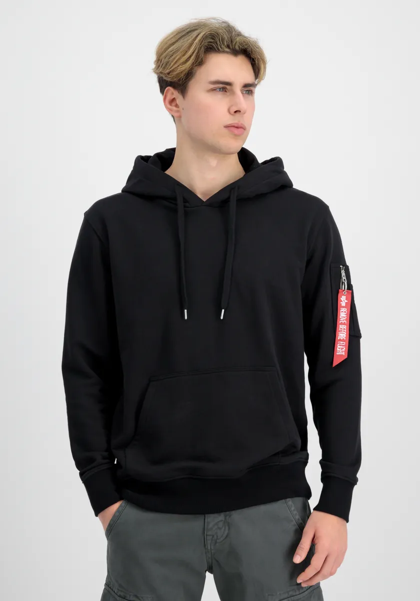 

Толстовка Alpha Industries " Alpha Industries Мужчины - Толстовки R Print Hoody", черный