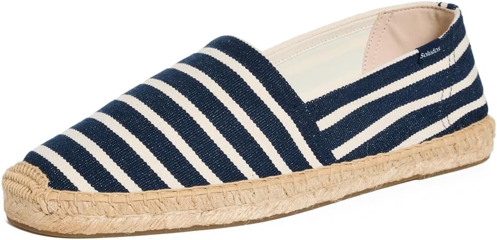 

Мужские эспадрильи Soludos Dali Slip On, темно-синий/слоновая кость