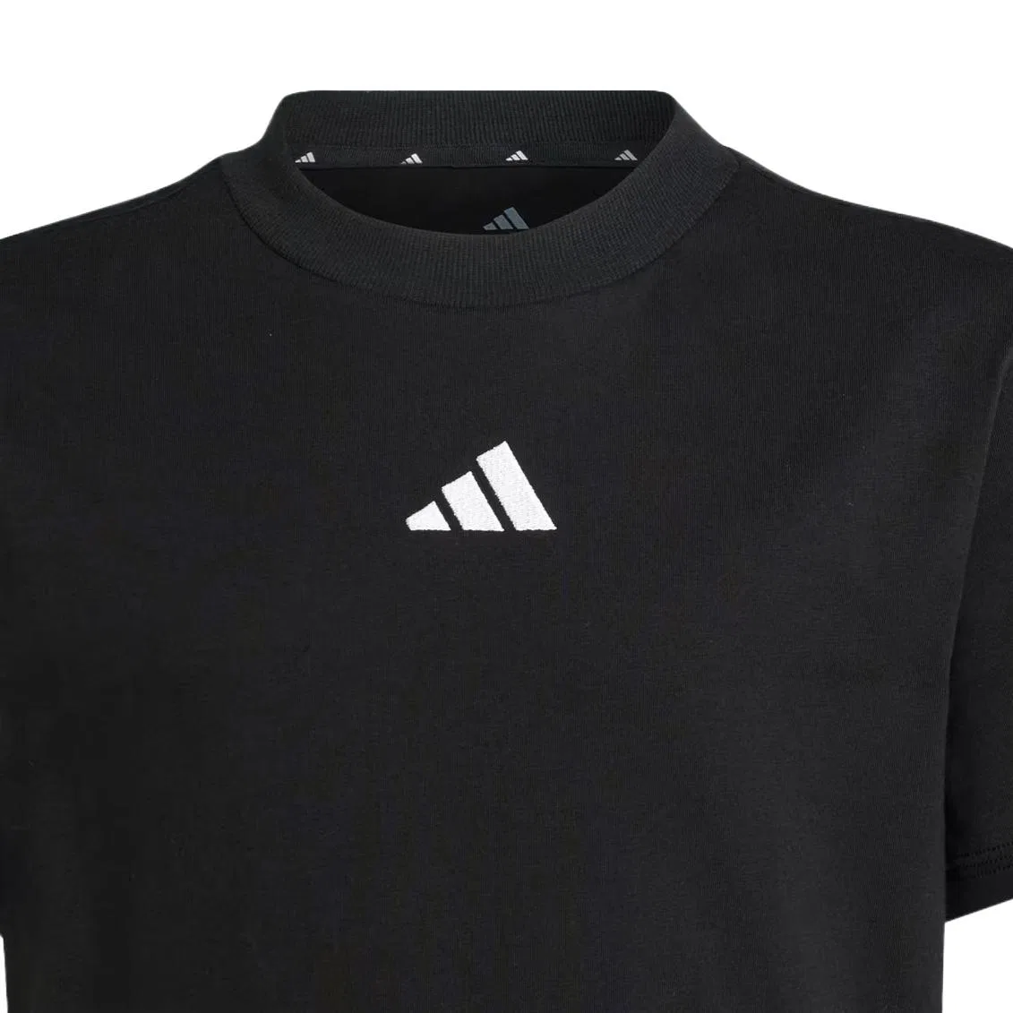 Футболка ESSENTIALS SS25 Black/White Kids' Adidas — фото 4
