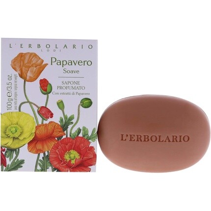 

L'Erbolario Papavero Soave парфюмированное мыло «Сладкий мак»