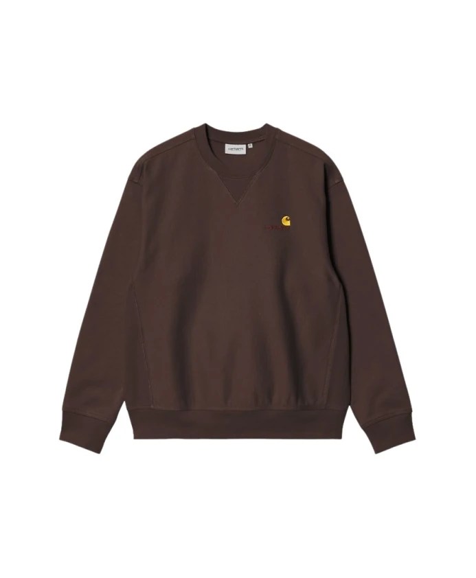 

Толстовка с американским шрифтом Carhartt Wip, коричневый
