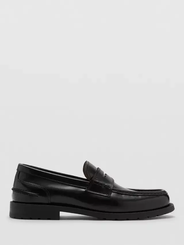 Кожаные лоферы Zapato Mango