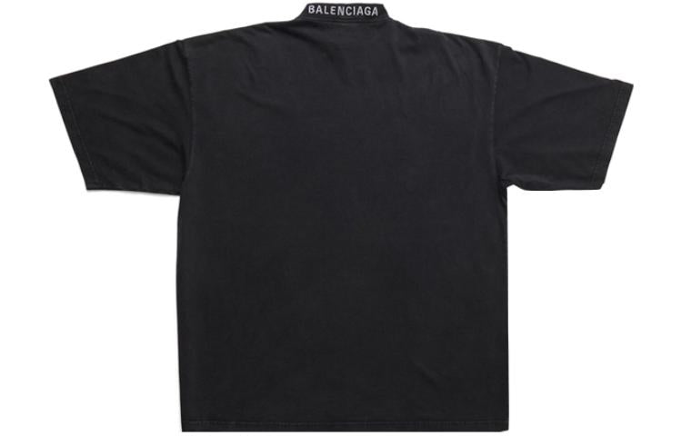Футболка Balenciaga I Love T-shirt Large Fit 'Black', черный — фото 2