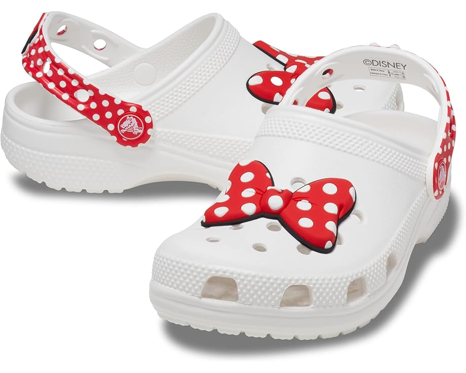 

Сабо Crocs Kids Disney Minnie Mouse Classic Clog, цвет White/Red