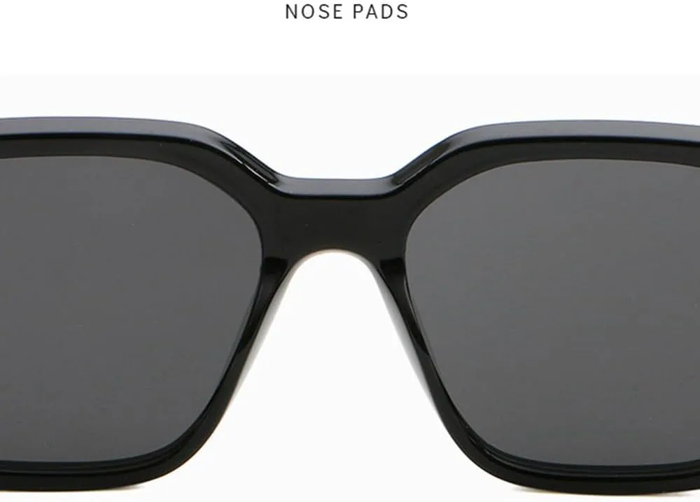 

Новые солнцезащитные очки большого размера (черные, 2025 год) для женщин, с крупной оправой, градиентный ретро-дизайн, защита от ультрафиолета UV400 DSXLY, Tea