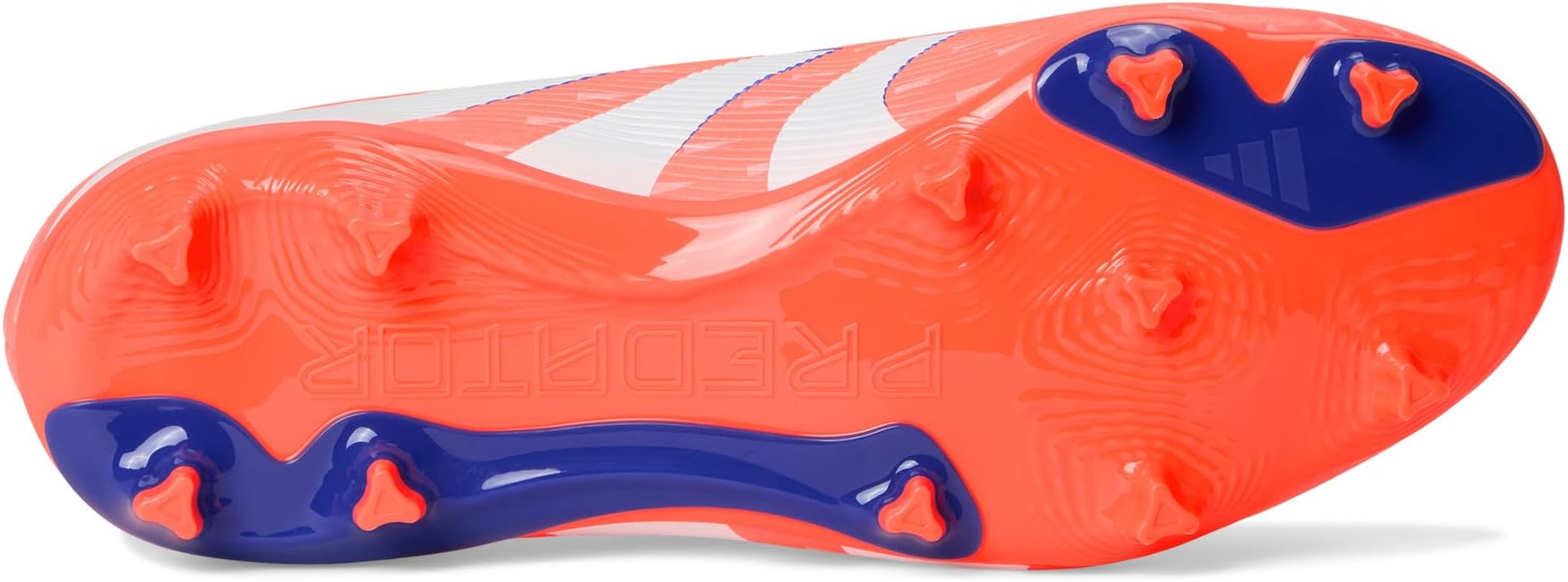 Кроссовки adidas Kids  League Predator Firm Ground/Multi Ground Cleats, Signal Coral/White/Beam Orange — фото 3