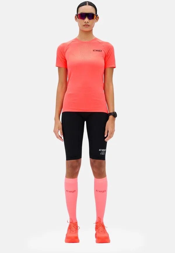 

Беговая ультралегкая футболка с короткими рукавами 3.0 basic Cep, Neon Coral, Розовый, Беговая ультралегкая футболка с короткими рукавами 3.0 basic Cep, Neon Coral