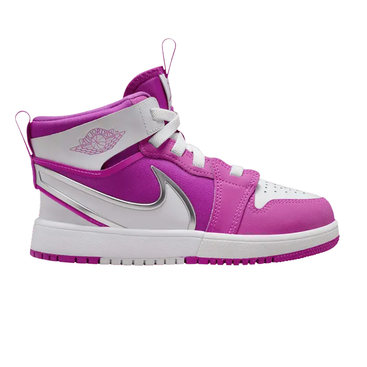 

Кроссовки Air Jordan 1 Mid RM EasyOn PS Fire Pink, розовый
