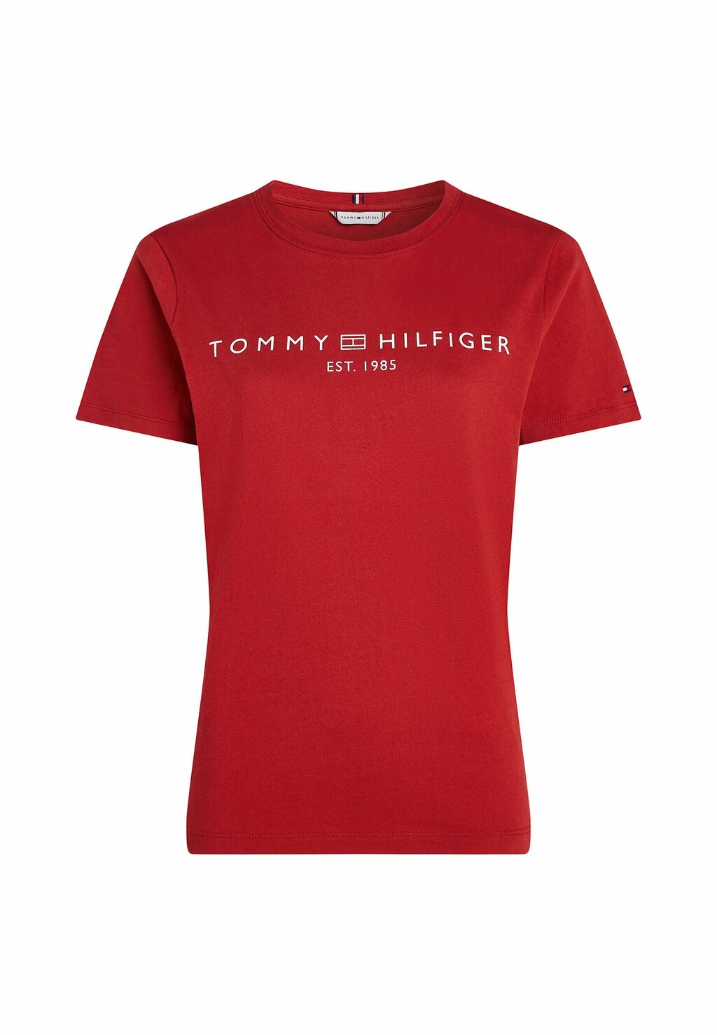 

Принт на футболке REG CORP LOGO C-NK SS Tommy Hilfiger, красный