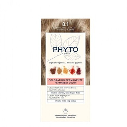 

Перманентное окрашивание волос Светлый Блонд 8.1, Phyto