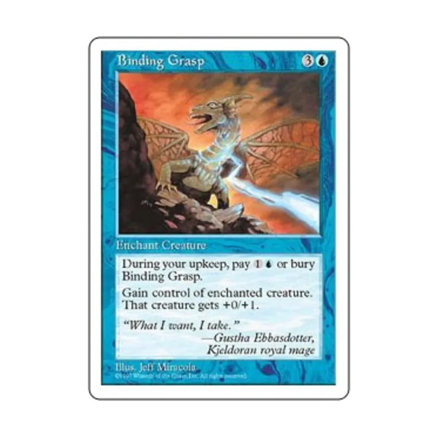 

CCG Связывающая хватка (U), MTG - 5th Edition