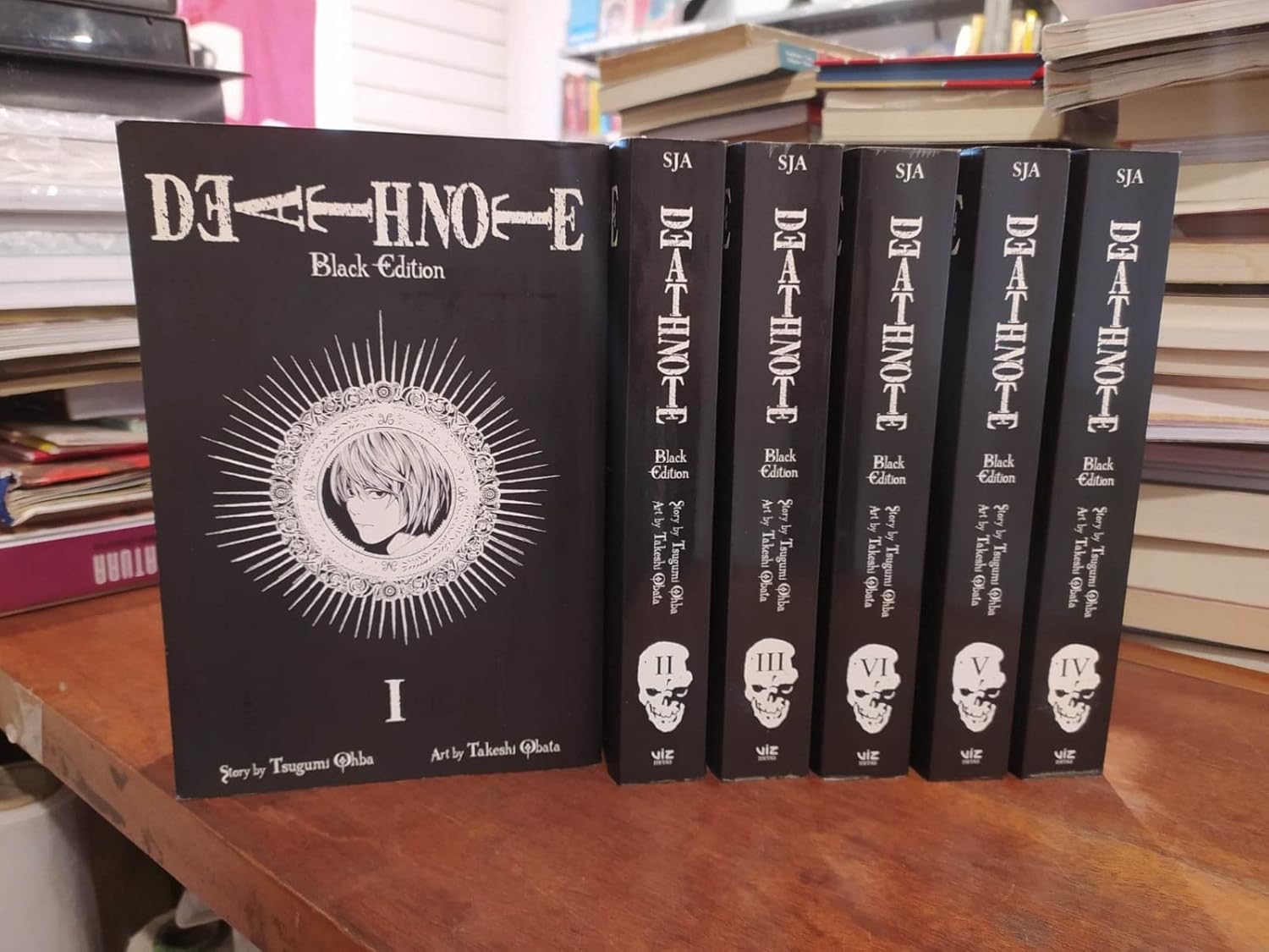 

Death Note Black Edition Volume 1-6 Collection 6 Books Set Manga Tsugumi Ohba (VIZ Media LLC)