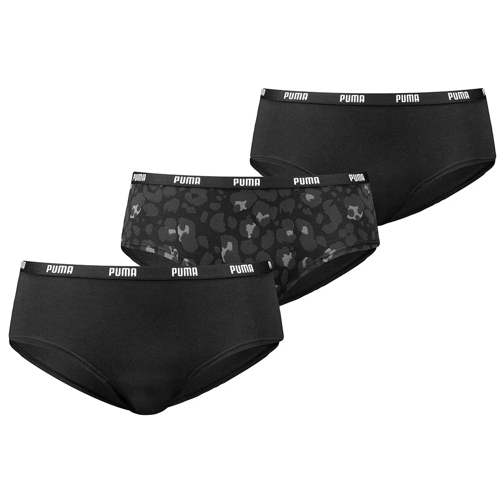 

Трусы 3 шт Puma 701236777 Hipster, черный