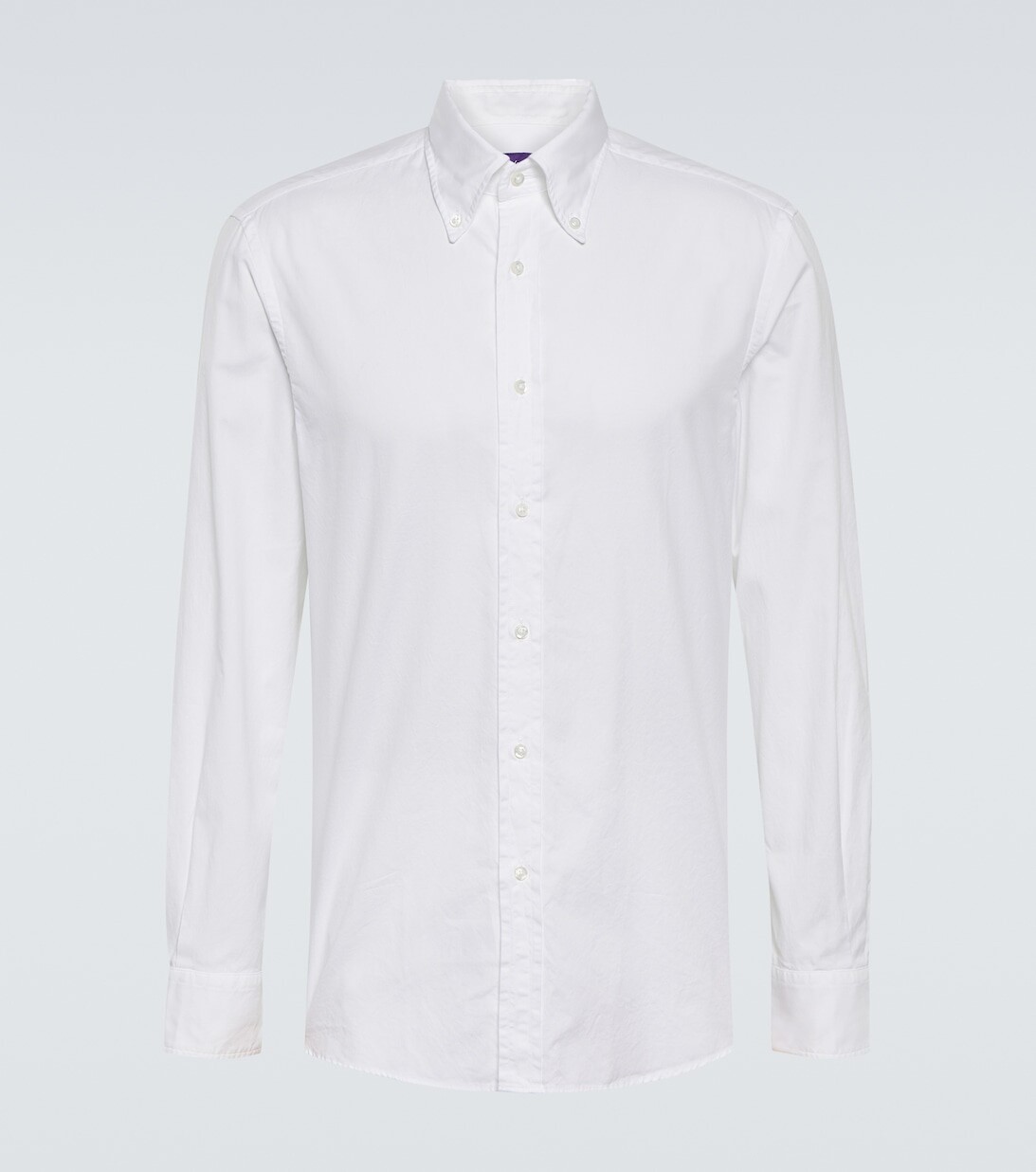 

Рубашка Оксфорд из хлопкового поплина Ralph Lauren Purple Label, белый
