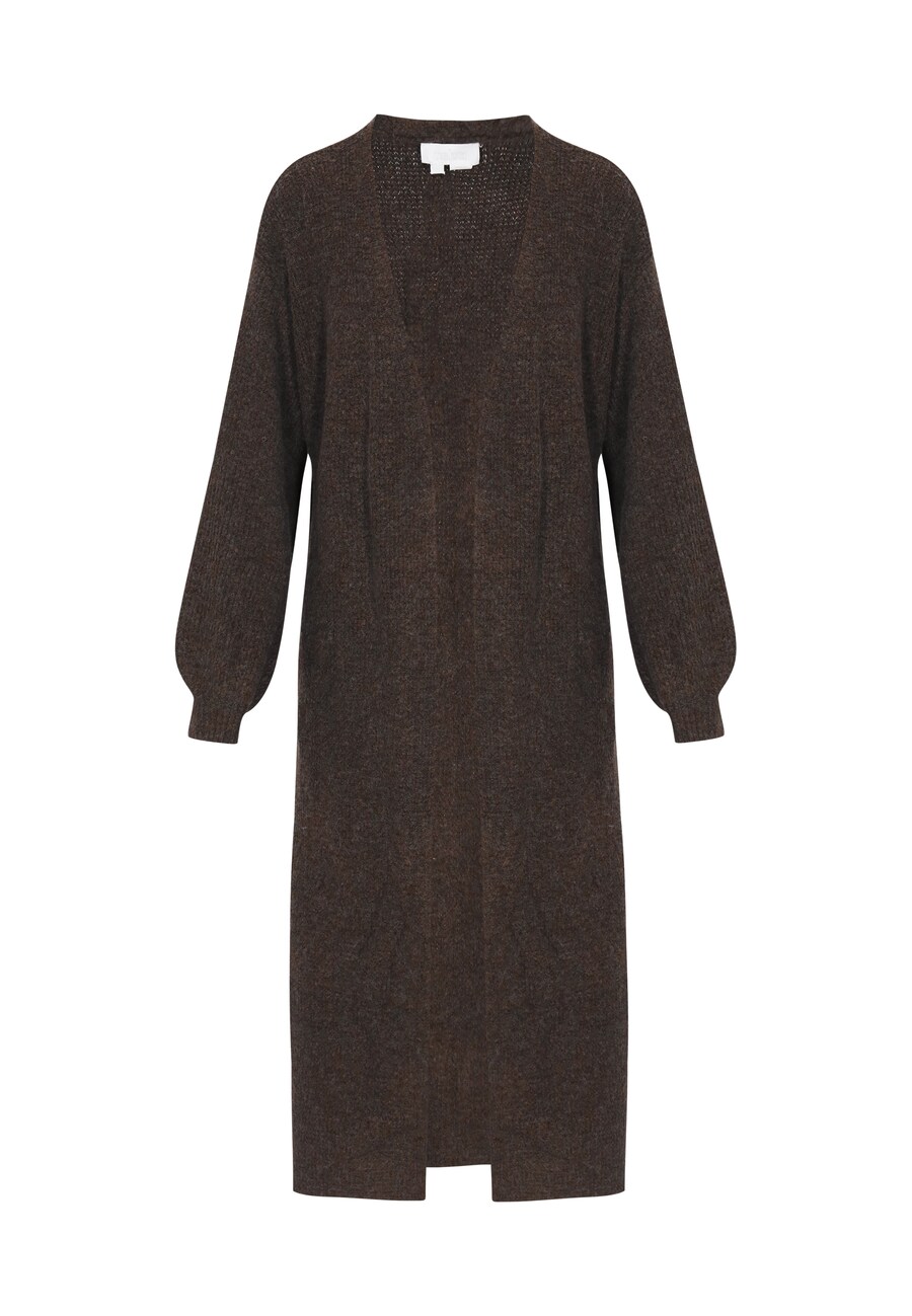 

Вязаное пальто usha WHITE LABEL Fashion Look, темно-коричневый