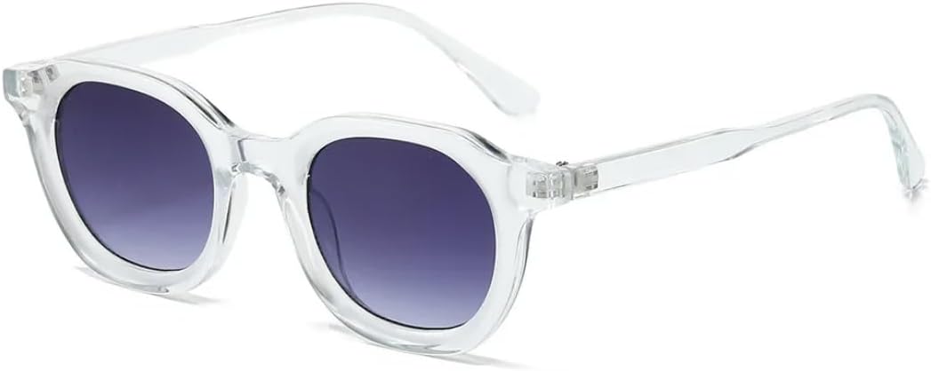 

Солнцезащитные очки с защитой UV400 | Маленькие круглые, зеленые с градиентом | для женщин и мужчин, для занятий спортом на открытом воздухе и вождения DSVIGF, Transparent Gray