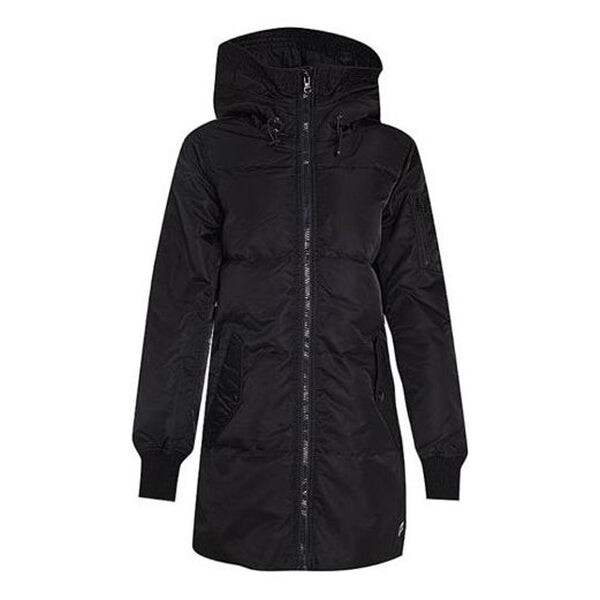 

Куртка long down jacket 'black' Converse, черный