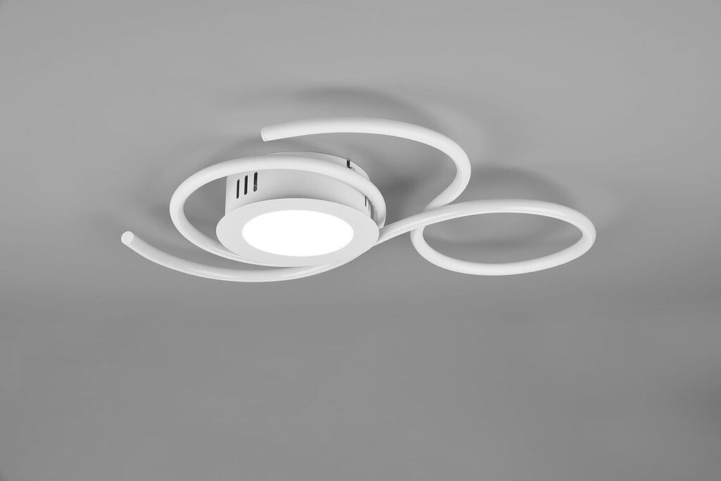 

Освещение Потолочный светильник Jove LED, ширина: 45,5 см, высота: 7,6 см, матовый белый, металл, ночник, пульт дистанционного управления, встроенный диммер, макс: 36 Вт lightling