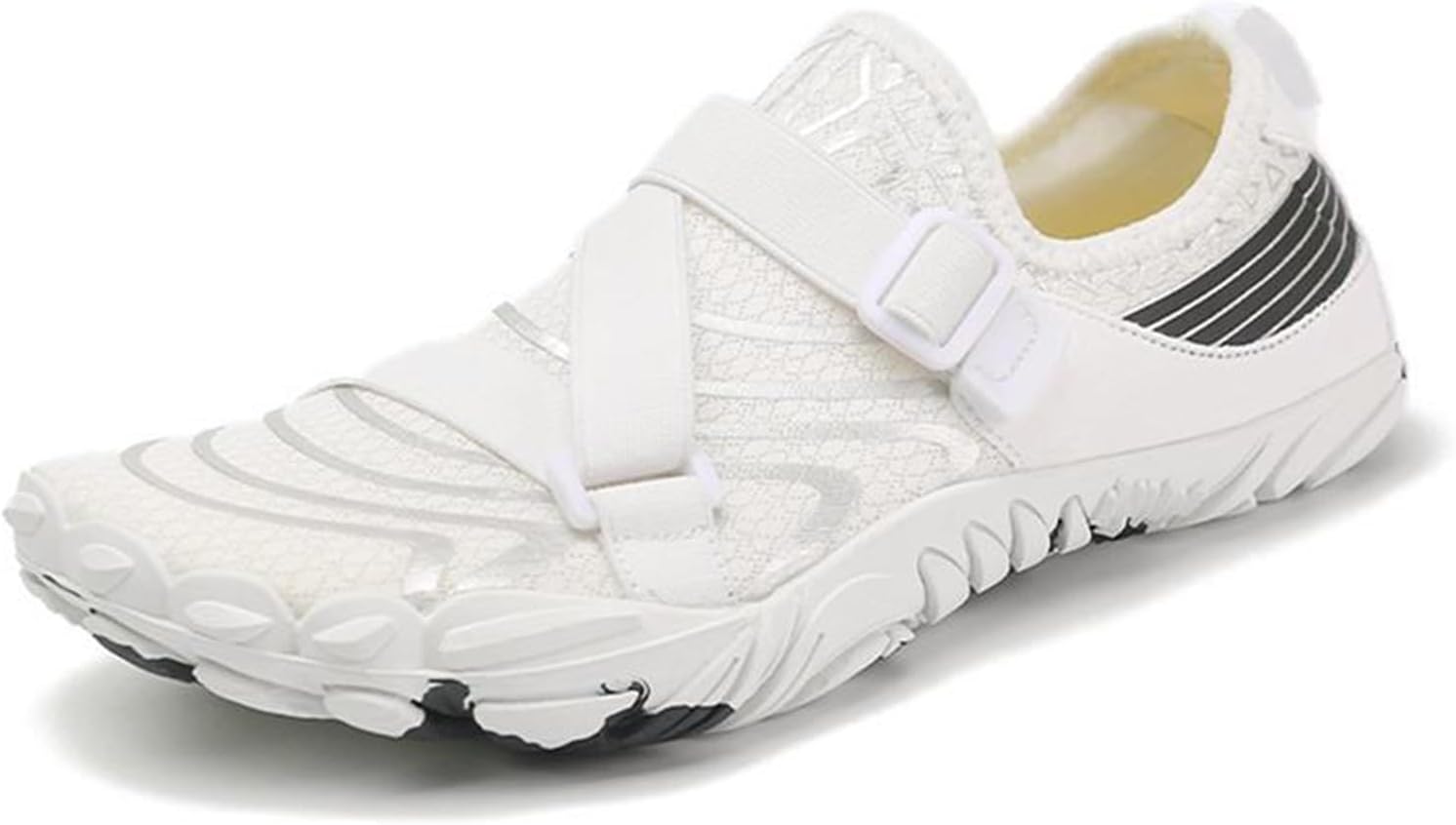 

Кроссовки для приседаний и становой тяги DHAEY для мужчин и женщин, дышащие, легкие, с мягкой подошвой, профессиональные для фитнеса в помещении и кросс-тренингов (Цвет: белый, Размер: 8 для женщин / 6,5 для мужчин)