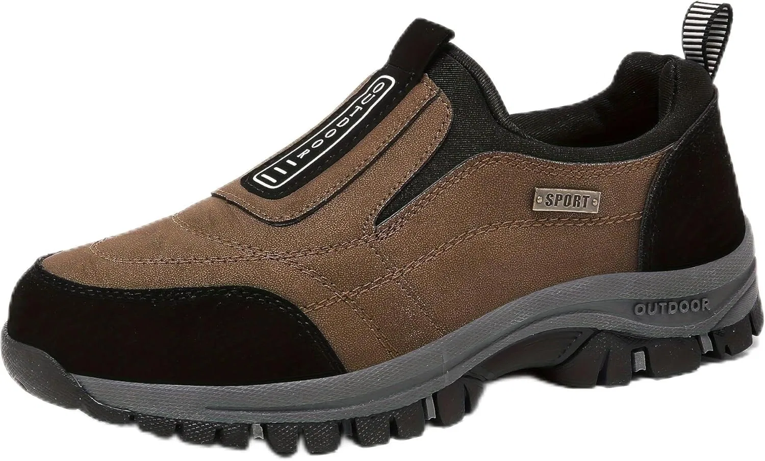 Лоферы мужские из парусины, дышащие, Brown HCHCTRY