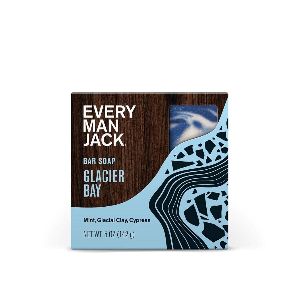 Every Man Jack 5 унций. Мыло для тела Cold Plunge - Glacier Bay, цвет Glacier Bay
