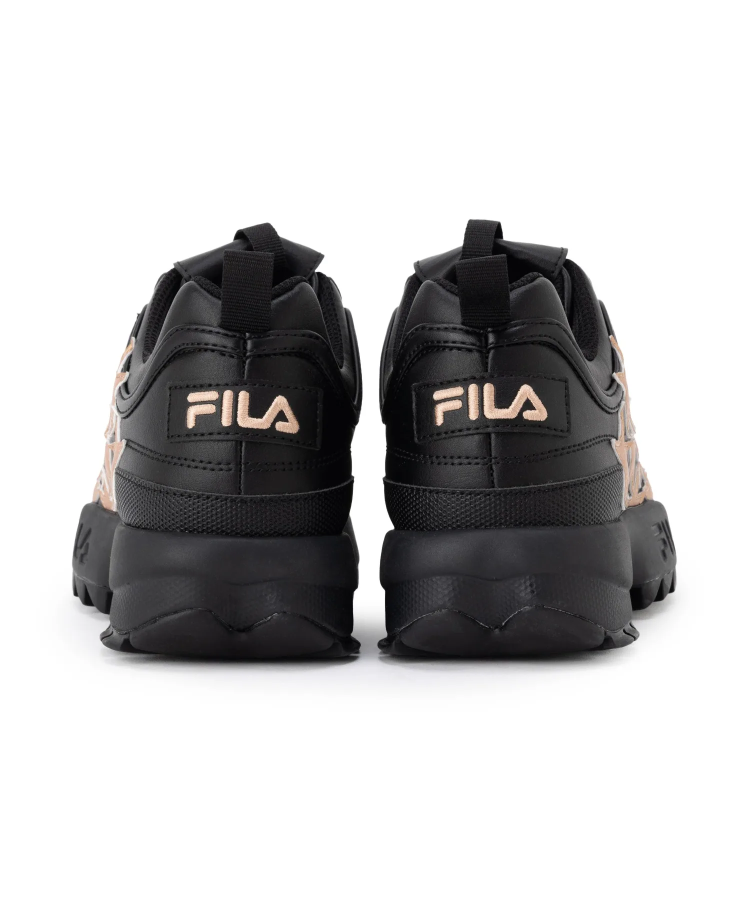 Кроссовки из синтетической кожи Disruptor 2 Meteor FILA черные — фото 4